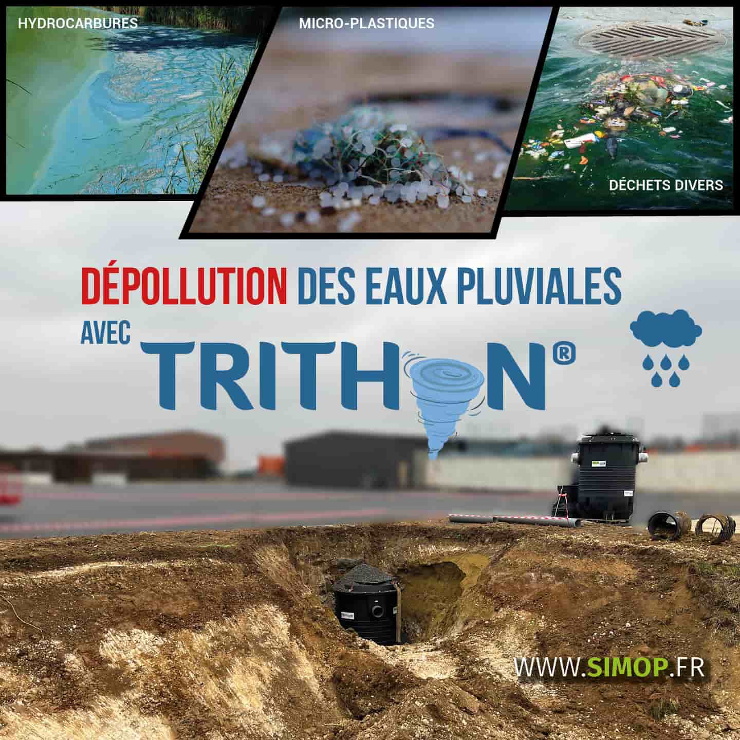 TRITHON dépollue les eaux de ruissellement d'un site industriel